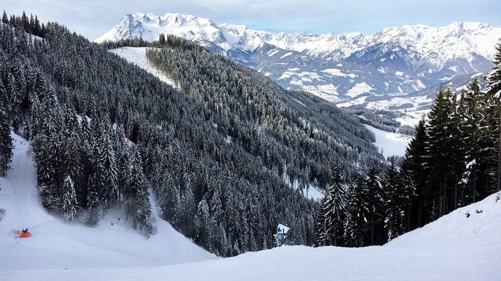 In Werfenweng ist das bestechende Panorama allgegenwärtig © Skiing Penguin