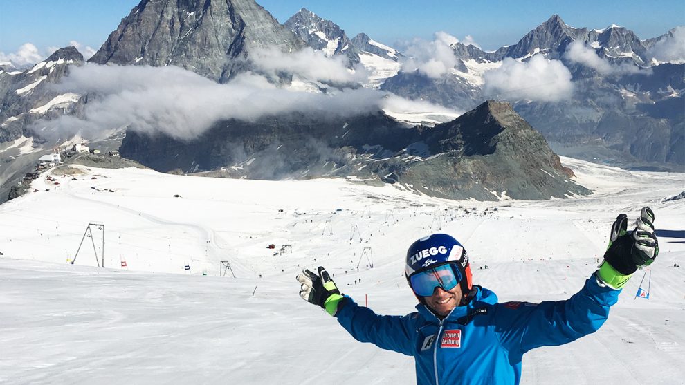 Philipp Schörghofer im Schweizer Zermatt © Privat